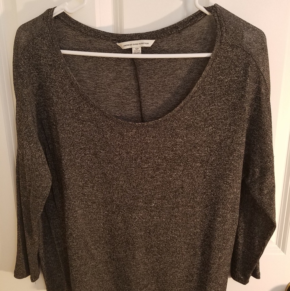 Lightweight Gray American Eagle Sweater